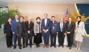 ▲台美攜手創新，美國前國務卿龐培歐來台探討生物醫學。