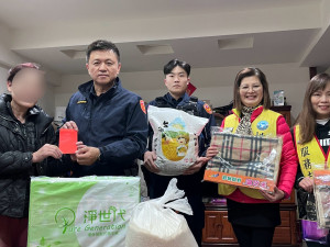 大華警志攜手送暖，愛心接力溫暖弱勢。