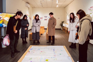 大溪非營利幼兒園創作- 他們認識的大溪地圖。