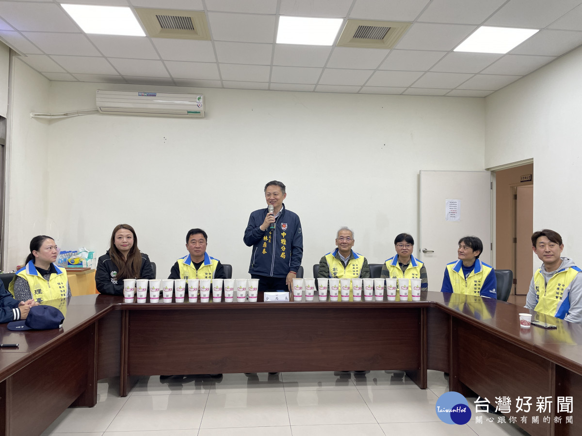 分局長林鼎泰表示感謝。