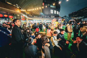 青埔商圈攜手市府打造「發光」盛會，桃園夜色更璀璨​。