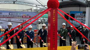 ▲台39線高鐵橋下道路延伸線優先路段舉行動土典禮。