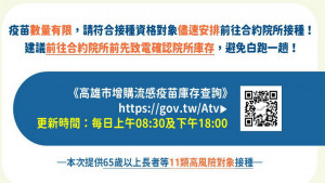 ▲高市府疫苗施打宣導。