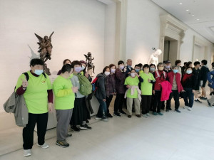 ▲高市無障礙之家辦理奇美博物館親子共遊活動。