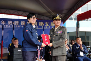 ▲海軍114年敦睦遠航訓練支隊環島航訓在高雄港舉行歡迎儀式。