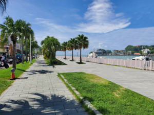 ▲海岸路步道環境改善模擬圖。