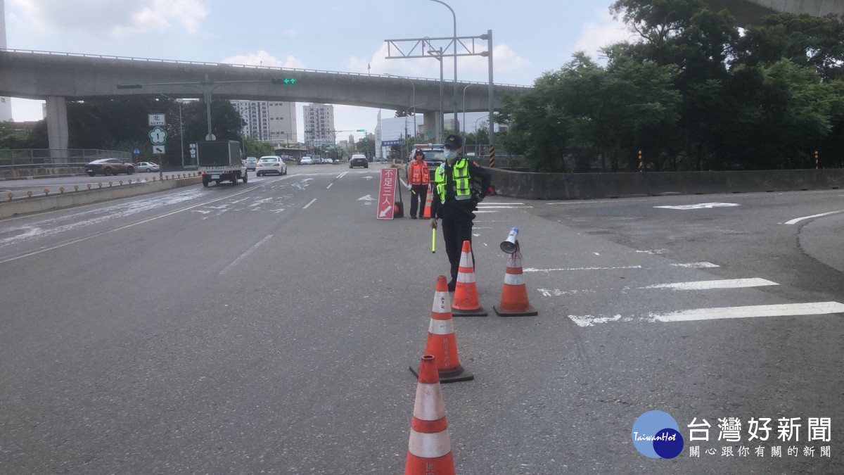 楊梅警方規劃交通疏導措施。