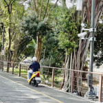 嘉油鐵馬道後續將擴大範圍增設12支車牌辨識鏡頭／嘉義市府提供