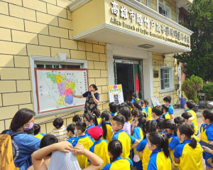 ▲高市路竹戶政事務所阿蓮辦公處於舉辦「戶政童萌會」活動。