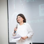 嘉義市長黃敏惠今天上午在記者會感謝卓揆同意中央負擔高鐵聯外嘉義輕軌工程費372億／嘉義市府提供