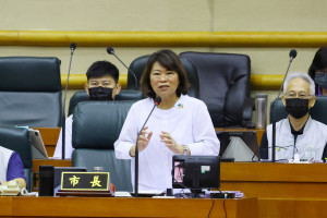 嘉義輕軌期待落空，嘉義市長黃敏惠認為中央的偏心，讓嘉義人更傷心／嘉義市府提供