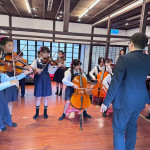中山國小管弦樂演奏。