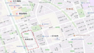 ▲捷運聯開及醫學院預定地位置圖。