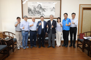 水利署第二河川分署楊人傑分署長拜會新竹縣楊文科縣長。