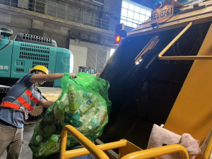 嘉義縣環保局再次退運一輛鄉公所垃圾車／嘉義縣府提供