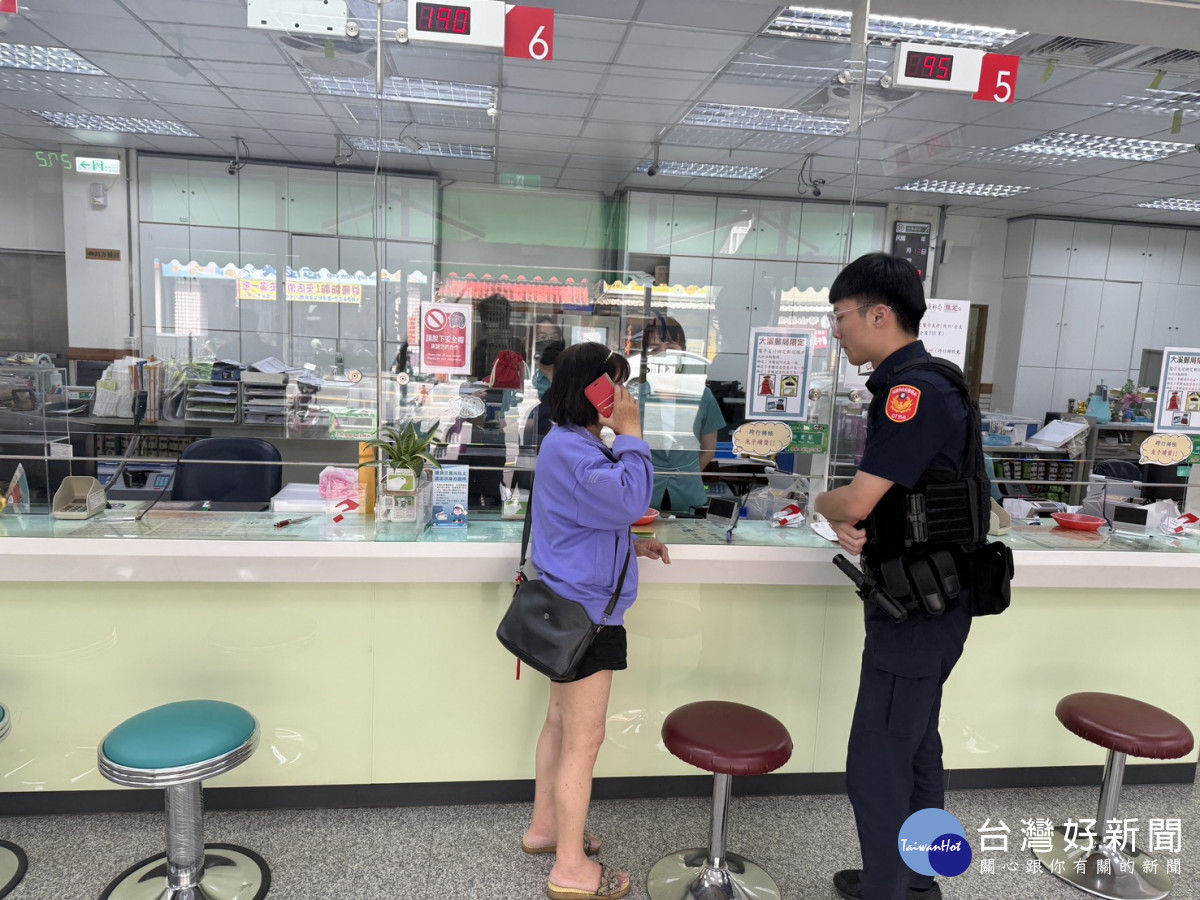 警民合作成功阻詐，識破Line偽冒婦人親友。