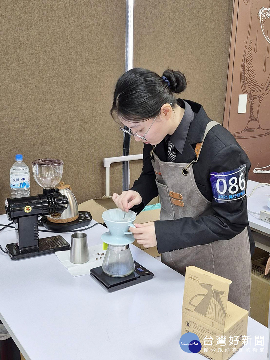 精品手沖咖啡萃取組（大專組）比賽現場