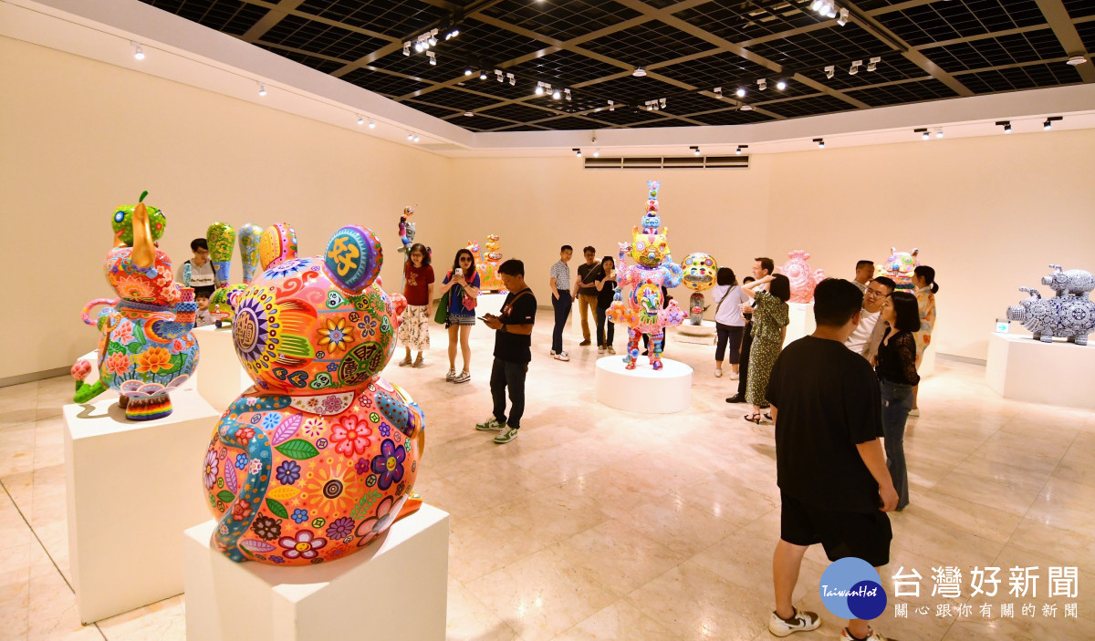 藝術家洄游創佳話，洪易返鄉個展於彰美館首登場。圖／記者鄧富珍翻攝