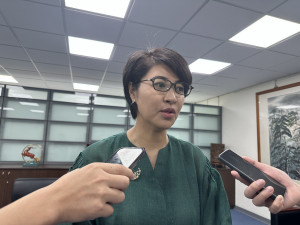 許淑華盼中央提具體振興計畫挽救觀光業。（記者扶小萍攝）