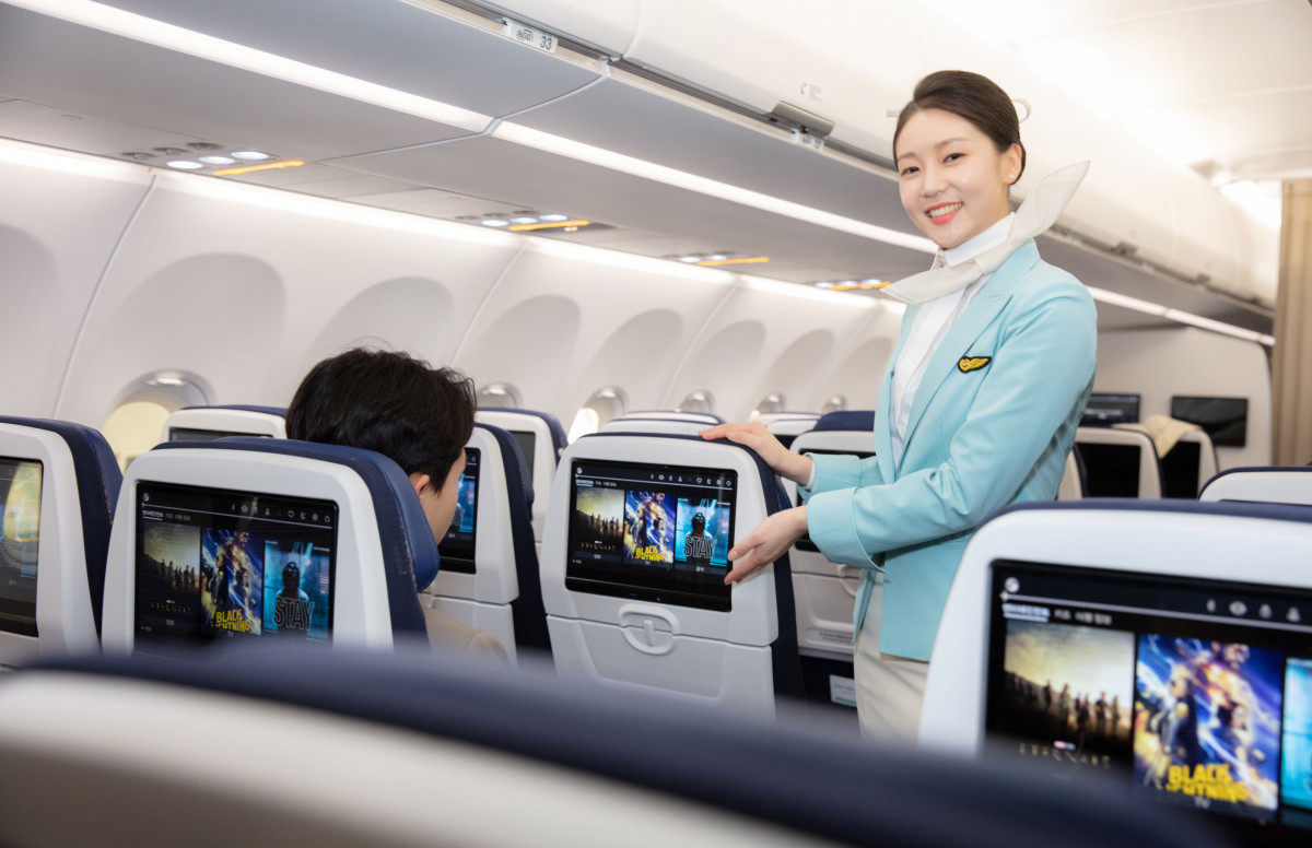 大韓航空機種A321neo內裝