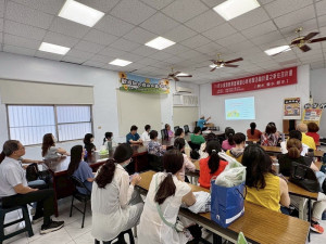 ▲旗山戶所結合新住民團體辦理「齊護水源 生態永續」講座。