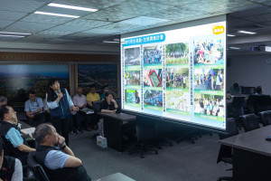 「營造生態韌性城市」專題簡報。
