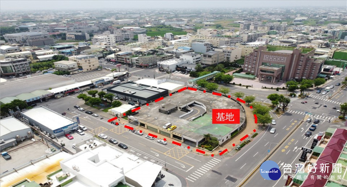 和美轉運站暨停車場BOT案示意圖。圖／彰化縣政府提供
