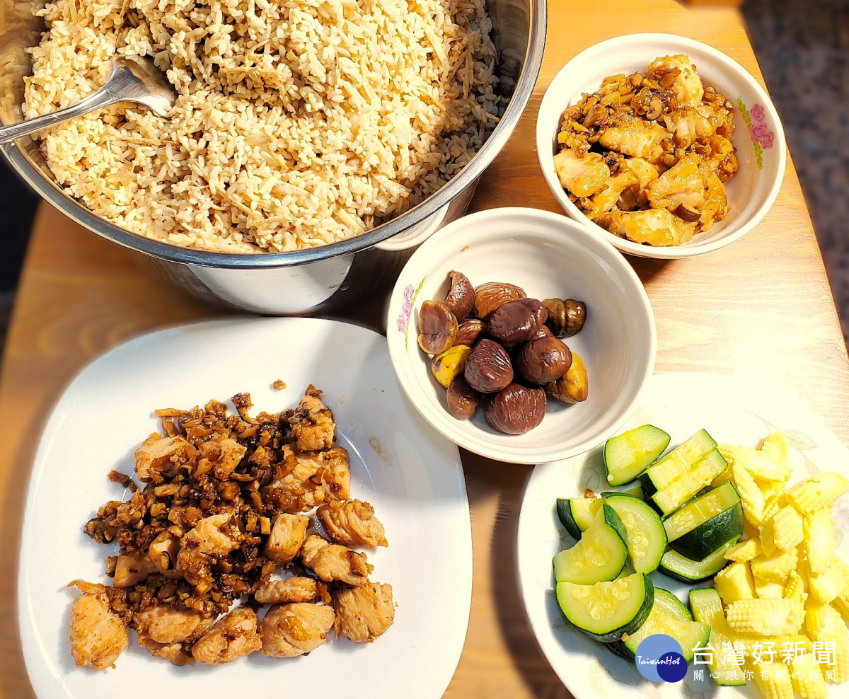北榮桃園分院分享食譜-軟質芋香肉粽餡料