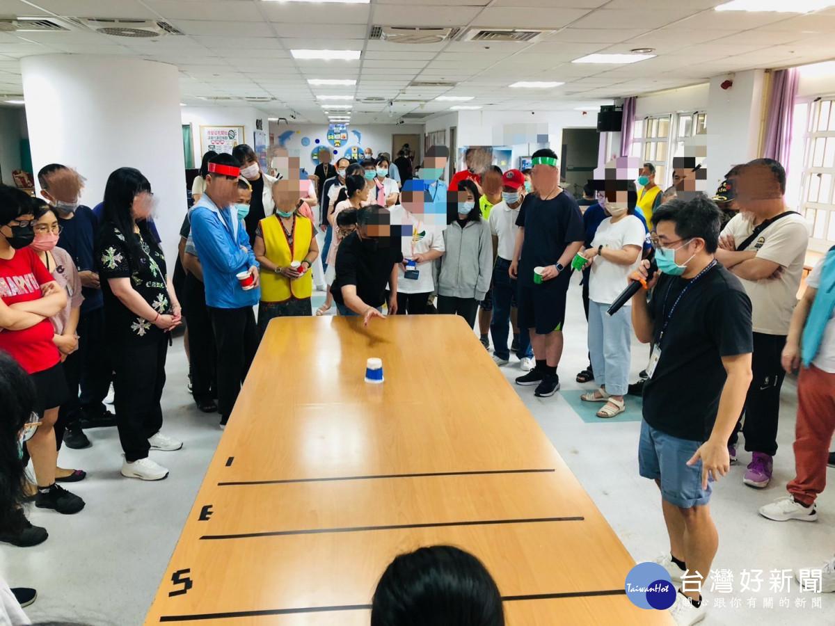 進行加碼賽進行加碼賽，各組學員歡呼聲不斷。(桃療提供)