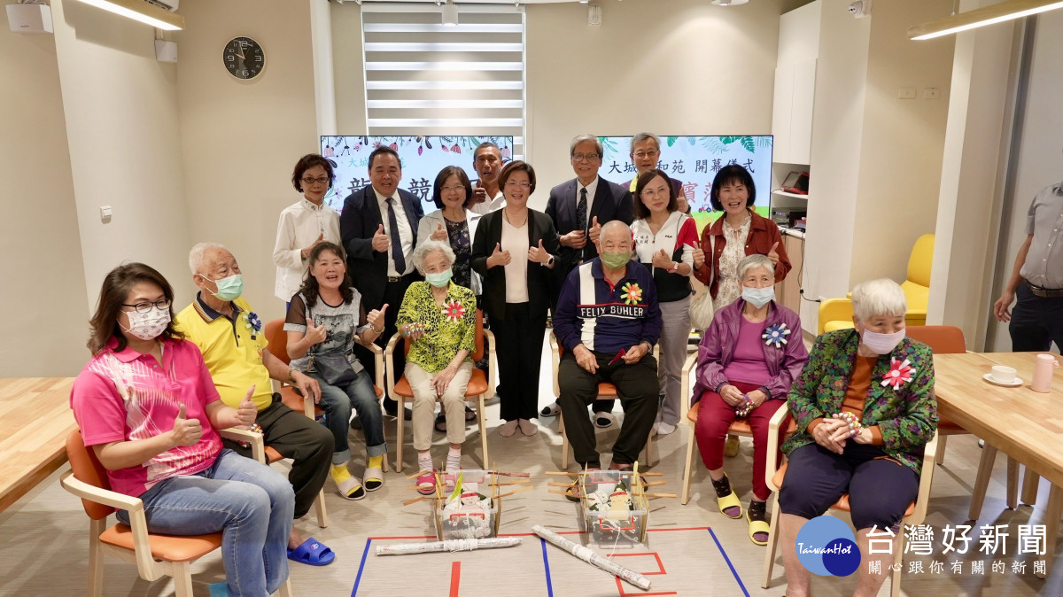 大城鄉長照衛福大樓正式落成啟用，彰化長照服務涵蓋率高達92%。圖／記者鄧富珍翻攝