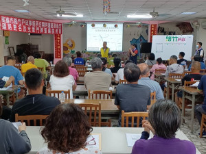 ▲阿蓮區港後里門牌將整編，高市路竹戶政所特地召開說明會。