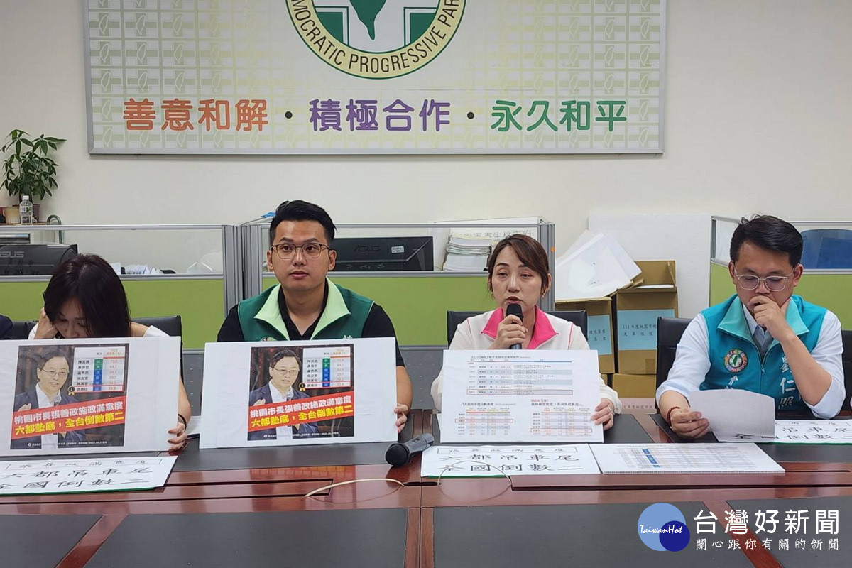 桃園市議會民進黨團副總召王珮毓批評社福大灑幣卻未見成效。 <br />
