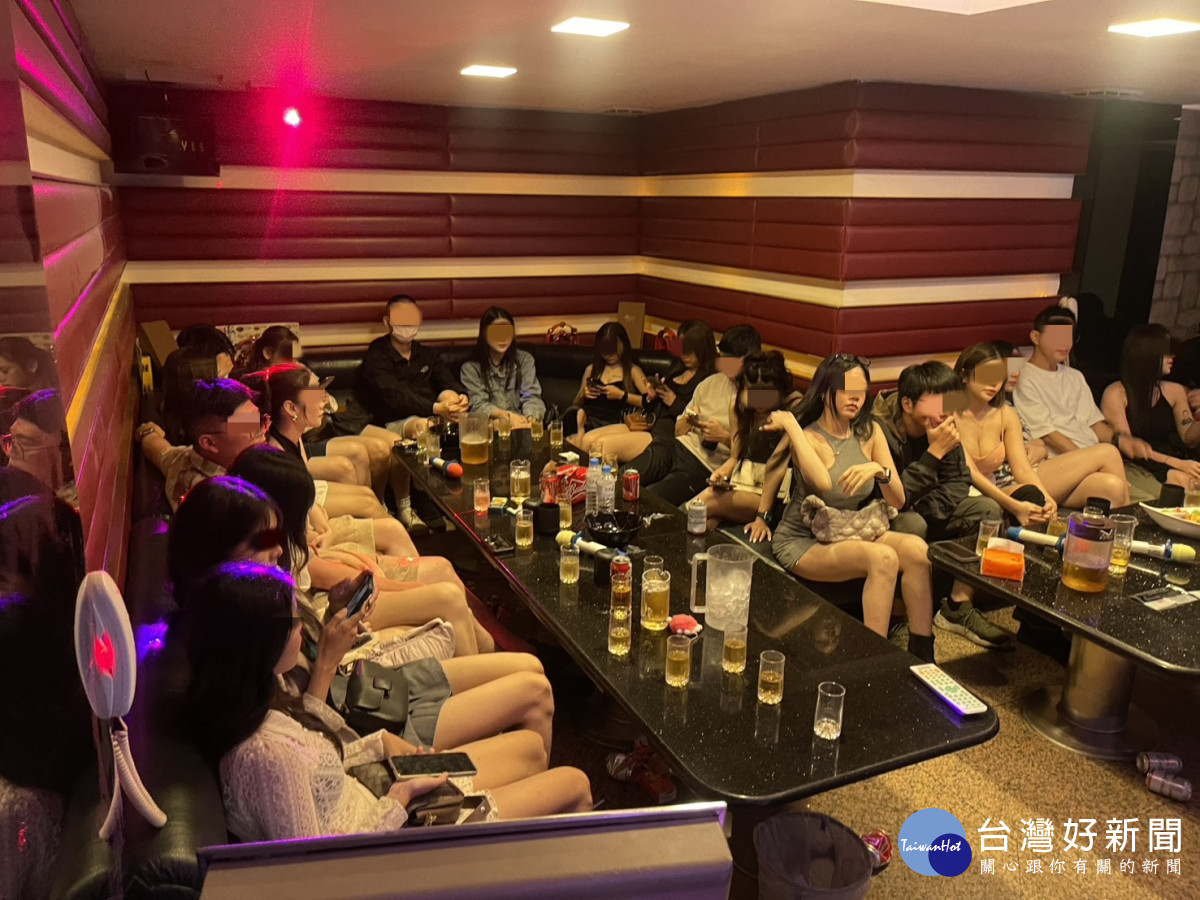 中壢警方查獲29泰籍傳播妹。