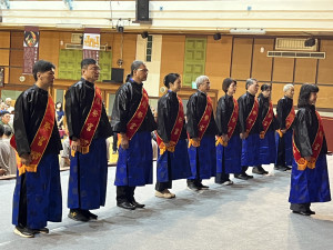 鹿港魯班公宴祀典隆重舉行，工藝精神代代傳承。圖／彰化縣政府提供