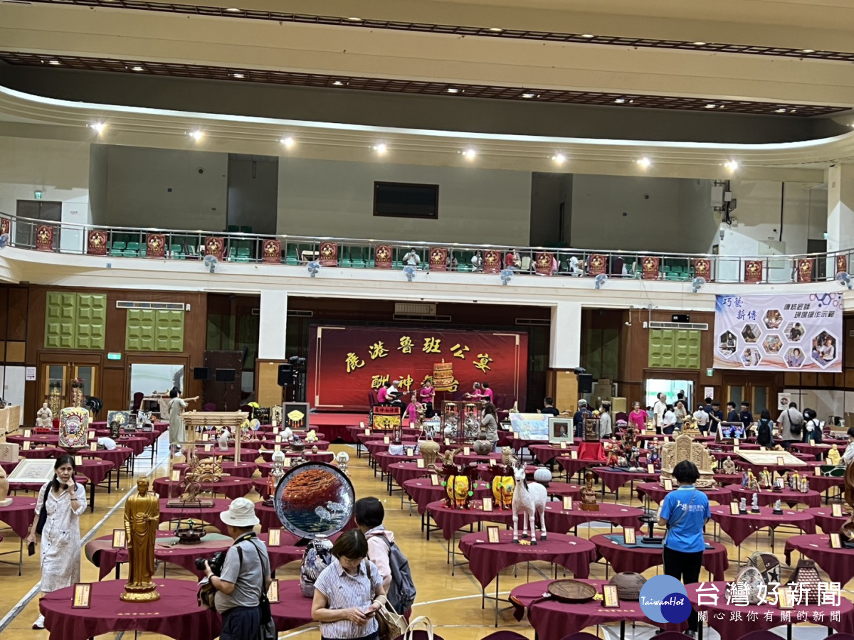 鹿港魯班公宴祀典隆重舉行，工藝精神代代傳承。圖／彰化縣政府提供
