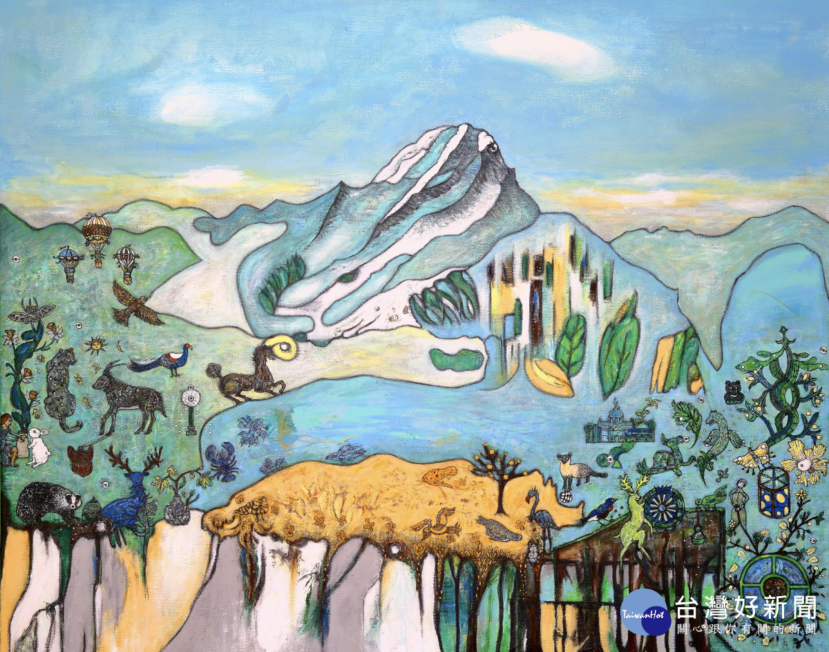 《平衡」與「拼貼 熊妤個展》是寓意化實驗的精神，也是藝術創作技巧的體現。<br />
