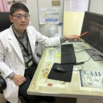 蔡元祐醫師說明，甲狀腺腫瘤射頻消融術相較傳統手術恢復期較短。