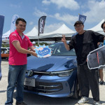 福斯彰雲嘉經銷商宗承汽車推出「下訂送Switch2」活動吸引現場民眾排隊賞車／陳致愷攝影