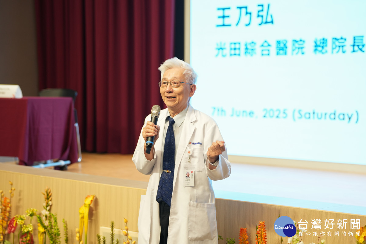 總院長王乃弘指出：「中風救治講求的不只是速度，更是團隊的精準判斷與密切配合。」