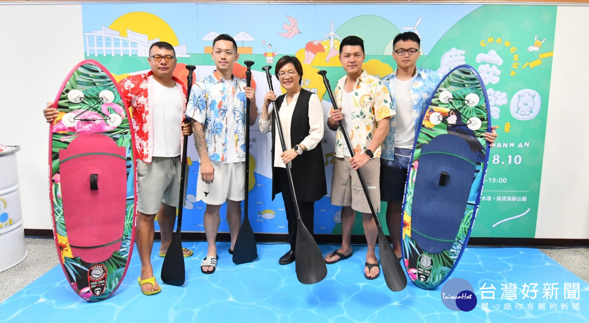 彰化最潮夏日盛事慶安水樂園增四大亮點7/5精彩登場，水上體驗項目6/10開放線上報名。圖／記者鄧富珍攝