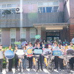 香山區鹽水圖書館YouBike站視察啟用。