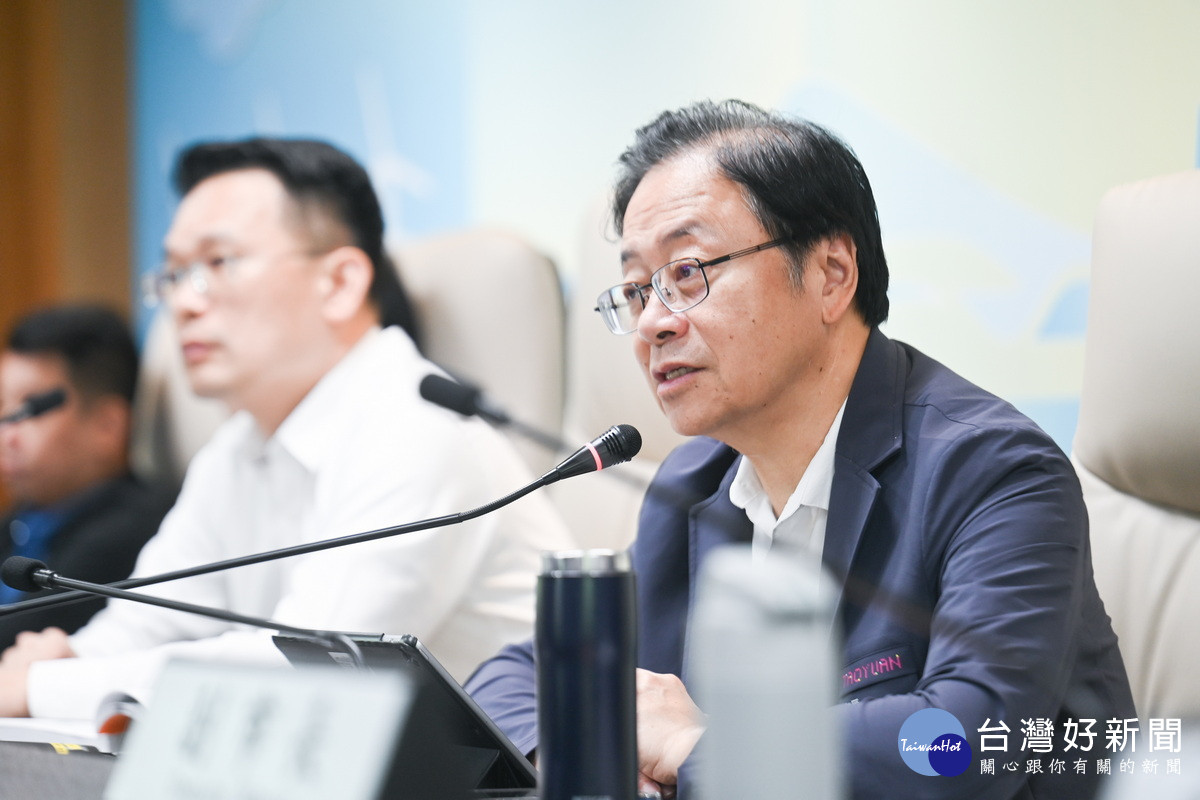 桃園市長張善政。<br />
