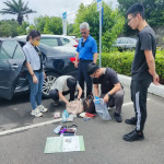 中興警再逮三名詐團車手。（中興分局提供）