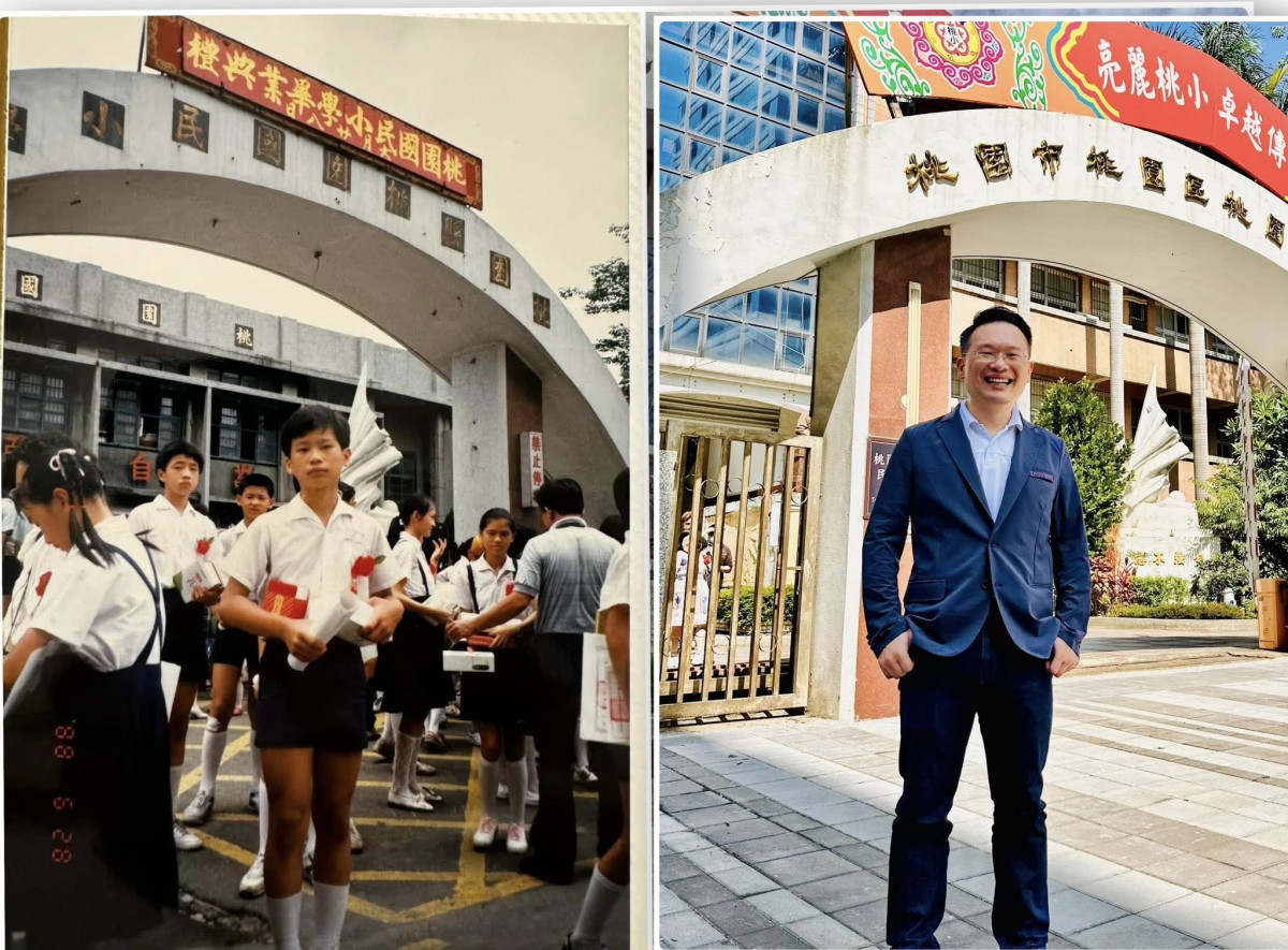 老校友蘇俊賓重返桃小畢業典禮        領小桃們最後一次校園巡禮