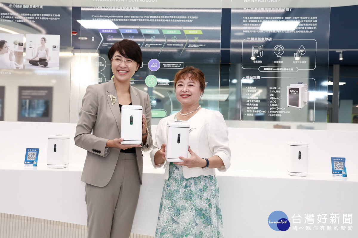 許縣長感謝科技企業為南投帶來經濟效益。（縣府提供）
