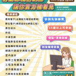 雲嘉南分署自辦職前114年第三期招生將於6/23起報名至8/4止，歡迎失業者踴躍報名參訓