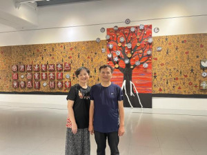 「蛻變中的力量-安力‧給怒/蔡雅雅雙個展」即日起於新竹縣政府文化局美術館盛大登場。