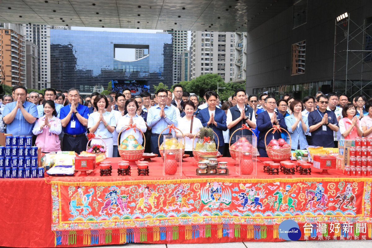中捷藍線上藍得分開工祈福典禮