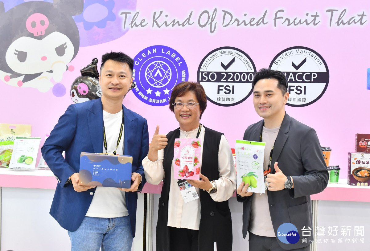 王惠美現身台北國際食品展，力推彰化優質產品。圖／彰化縣政府提供