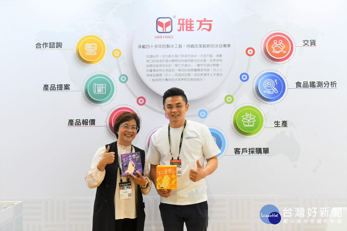 王惠美現身台北國際食品展，力推彰化優質產品。圖／彰化縣政府提供